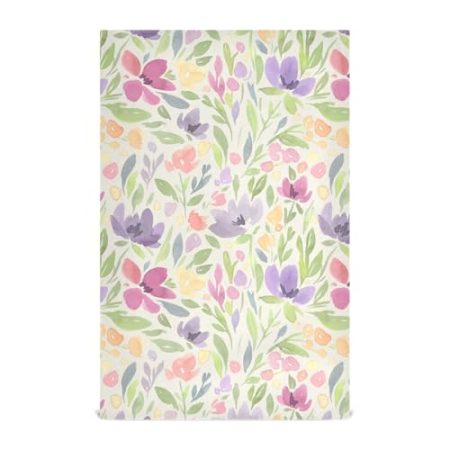 Geschirrtücher mit violetten Blumen, Küchenzubehör zum Kochen, sehr saugfähig, handgemacht, Küchentücher, Zubehör, schnell trocknend, Bauernhaus, 71,1 x 45,7 cm, 4 Stück