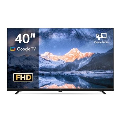 FPD 40 Zoll (102 cm) Fernseher, Full HD Smart TV mit Google TV, Google Play integriert, HDR 10, Dolby Audio, Sprachfernbedienung, 1080p Flat Screen Television (CG40-P1,2025) [Energieklasse F]