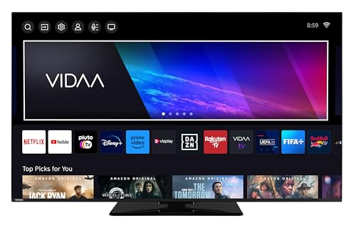 Toshiba Fernseher 65 Zoll Smart TV - VIDAA TV (4K UHD LED TV, Dolby Vision HDR, Triple-Tuner) 65UV3463DA