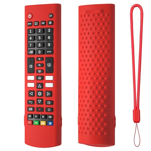 Ergonomische Silikonhülle für AKB76040302 Fernbedienung, rutschfeste Textur-Oberflächen für sichere Handhabung, vollständige Abdeckung