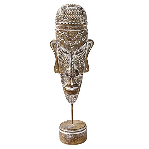 WQUANB Amerikanische Retro Afrikanische Statue Dekoration Ornamente Europäische Wohnzimmer TV Schrank Weinschrank Dekoration Schießen Requisiten