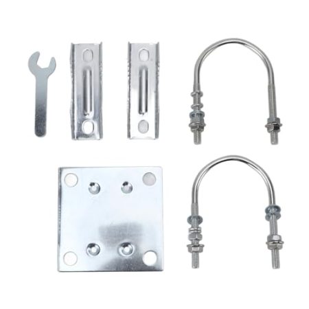 Antennen Mastrohrhalterung Bracket Stall stabile Flexible, verstellbare Dachwandhalterung für Außenantennenstütze Aluminiumlegierung Konstruktion 3 oder 6 Zubehör (B)