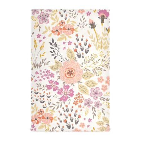 Geschirrtücher mit buntem Blumenmuster, für Küche, Küche, Küchentücher, Frottee, Küchentücher, gewebt, schnell trocknend, Zubehör, 71,1 x 45,7 cm, 4 Stück