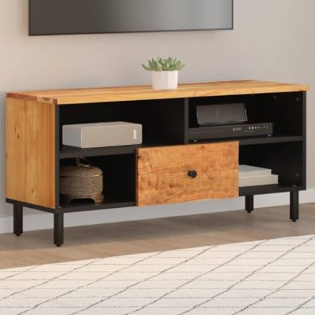 Furniture Home Tools TV-Schrank 100x33x46 cm Massivholz Akazie