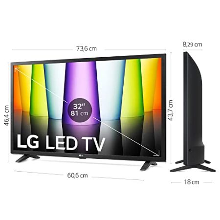 TV 32" LG HD EU SMART Ceramic Black USB DVBT2 New