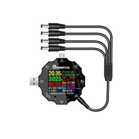 TuToy Zubehör 65W Konstantstromlast Ntc-Temperatursonde Dc5525 Krokodilklemme Pd3.0 Qc2.0 / Qc3.0 Triggeradapter Für Ud18-Usb-Tester - 65W Konstantstromlast