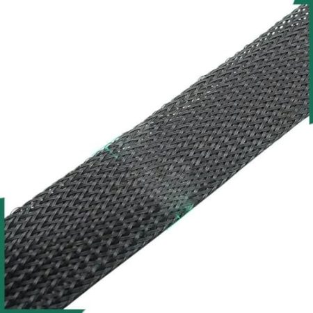 1/5/10/50/M schwarz isolierter Geflechtschlauch 4/6/8/10/12/14/20/25 mm dichter PET-Draht, Kabelverschraubung, Schutz, Kabelhülse, 12 mm, 10 Meter