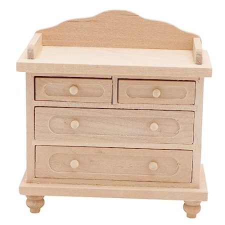 HEMOTON 2stücke Mini Haus Möbel Zubehör Tv-Schrank Miniatur Möbel Für Für Projekte Und Sammler Langlebiges Design Naturfarbe