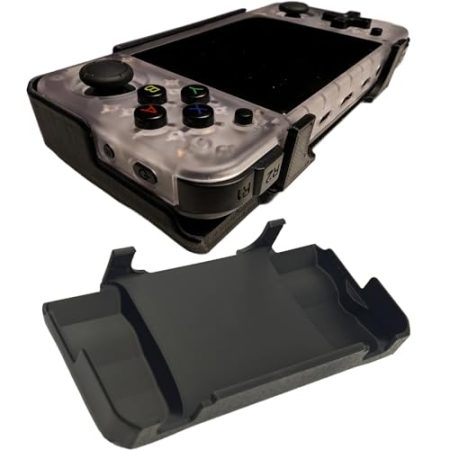 Handgriff Schutzhülle für RG35XX H Spielkonsole, 2-in-1 Griff Controller Schutzhülle Adapter Zubehör für RG35XX H