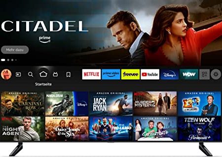 Xiaomi F2 Smart Fire TV 50 Zoll, 125 cm Fernseher (4K UHD, HDR10, Rahmenloses Metallgehäuse, Prime Video, Netflix, Alexa Sprachsteuerung, HDMI 2.1, Bluetooth, USB, Triple Tuner) Modelljahr:2022