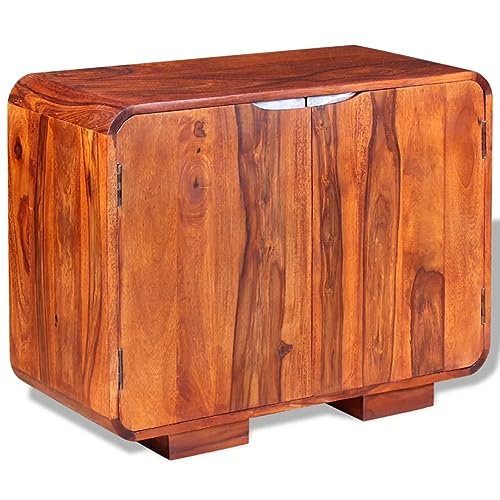 Homgoday Fernsehtisch TV-Schrank mit viel Stauraum Fernsehschrank TV Lowboard für Fernseher TV Board Sideboard TV Möbel Wohnzimmer Schlafzimmer Massivholz 75 x 35 x 60 cm