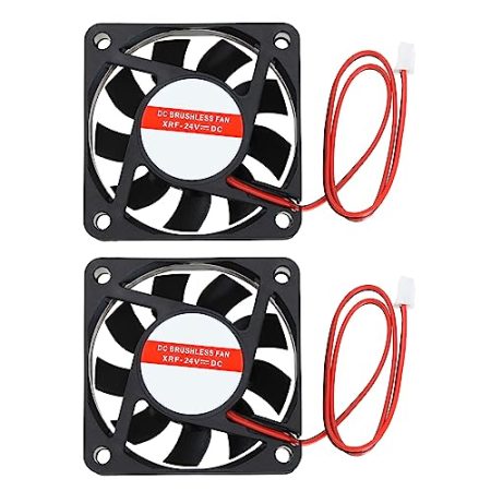 24 V 6015 bürstenloser Lüfter 6015 24 V DC Kühllüfter ohne Bürste Zubehör für Kamera, Wechselrichter, Schrank, Kühlschrank, DVR, TV Box, Projektor