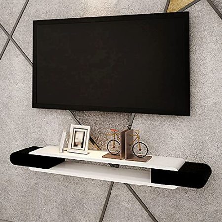 Wandbehang TV-Schrank, TV Schrank Hängeboard, Hängeschrank Wohnwand Entertainment Center Komponentenregal FüR Home Office Wohnzimmer Schlafzimmer/A / 110cm