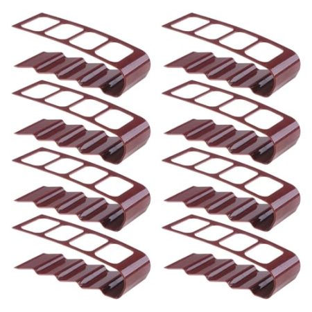 Fenteer TV-Fernbedienung Desktop-Organizer Vier Gitter für Wohnzimmer Mehrzweck 19x 7,5 x 6cm Zubehör Tischplatte Lagerregal, Kaffee