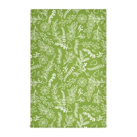 Geschirrtücher mit weihnachtlichem Blumenmuster, Mikrofaser, saugfähig, Küchentuch, Herd und Handtücher, Camping, weiches Zubehör, 71,1 x 45,7 cm, 4 Stück