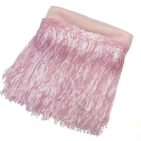 FUPOHUA 10 Yards PVC-Nähfransenbesatz, breite goldene Pailletten, Spitzenquasten-Fransenbesatz für DIY-Handwerk, Kleidung, Kleidungsstücke, Vorhänge, Zubehör